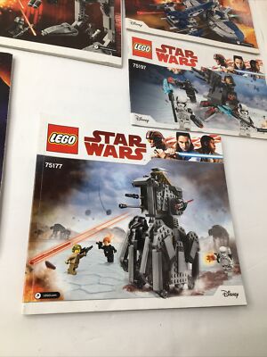 みそページ LEGO Star Wars 6 Lot Instructions Only: 75149, 75177, 75139, 75201