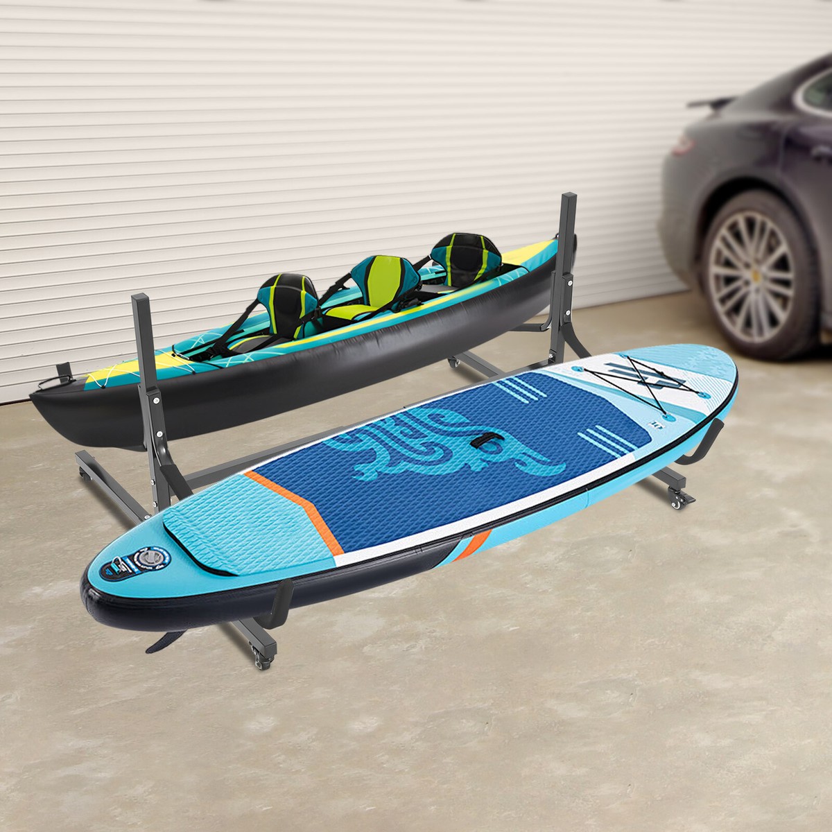 Kayak Storage Rack Capacity Freestanding Kayak Stands Outdoor