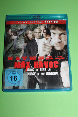 Max Havoc   2 Filme   Ring of Fire + Curse of the Dragon (BluRay)   Sehr Gut