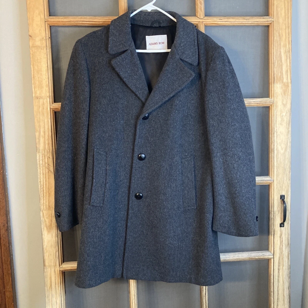 Adams row deals wool coat