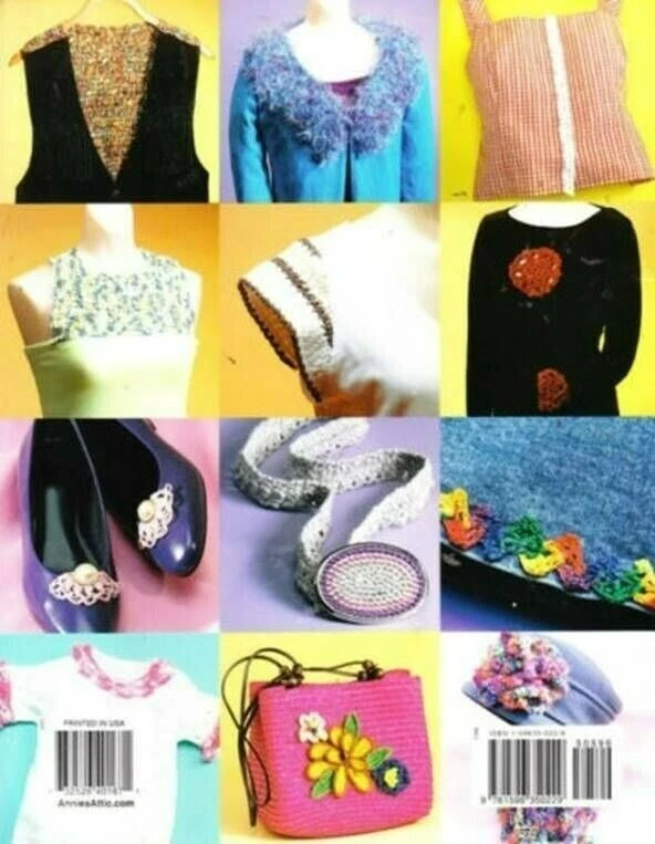 Crochet Annies Attic Trendy Boutique Clothing Accents Patterns Booklet #875509 - Image 2 of 2