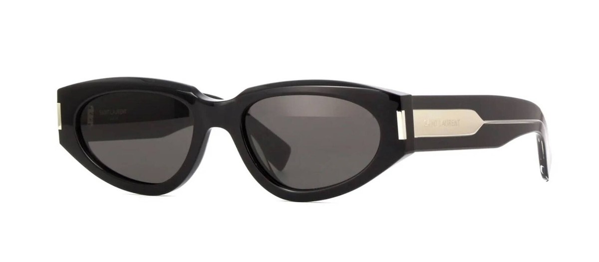 Saint Laurent SL 618 Black/Grey (001) Sunglasses | eBay