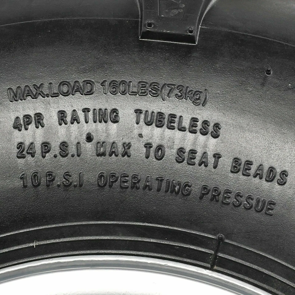 2pc 7" inch 16X8-7 16x8x7 Tire Wheel 3 Lug Rim For Taotao 125cc 150cc ATV GoKart - Image 3 of 4