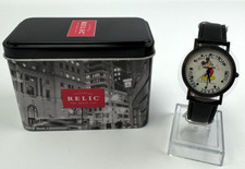 VTG RARE NEW NOS Mickey Mouse Watch Disney Employee Exclusive by Relic w/Box HTF