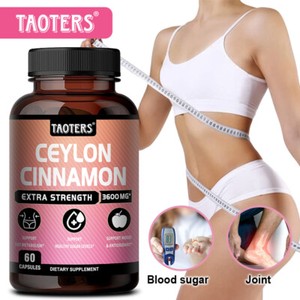 Organic Ceylon Cinnamon Capsules 3600 Mg - Le soutien le plus efficace du sucre de sang