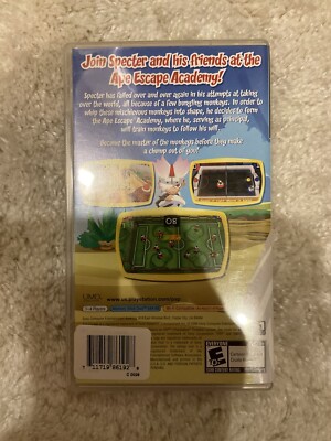 Ape Escape Academy (Sony PlayStation Portable PSP, 2006) CIB