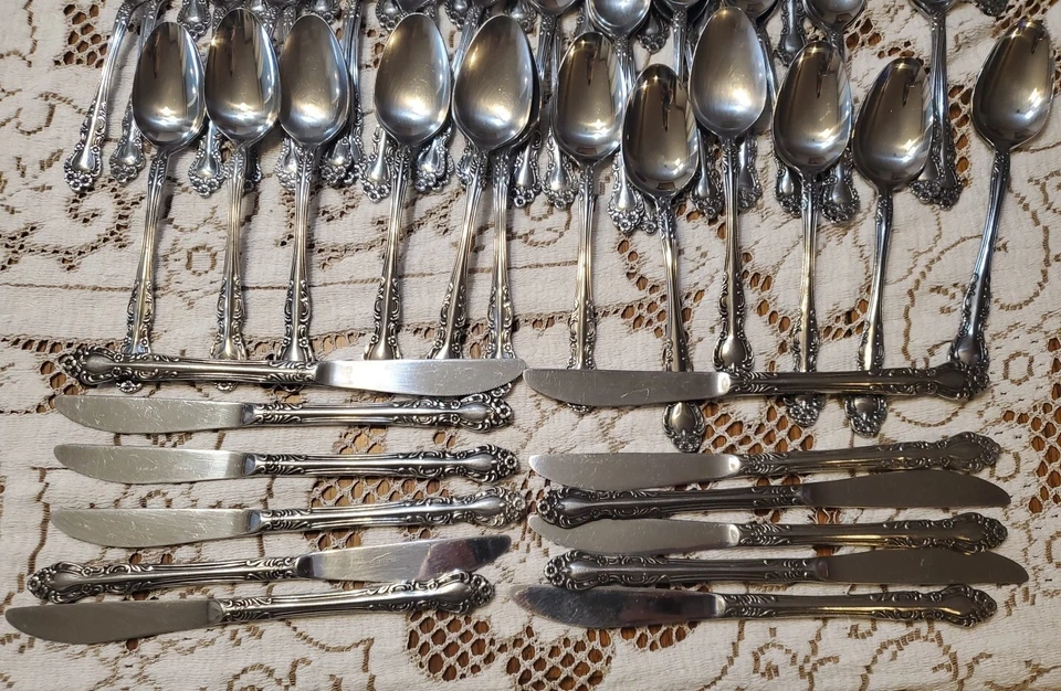 EKCO ETERNA BEAUMONT Flatware  ELEGANT Lot Of 70! Complete Service For 10!+ A3 - Image 4 of 4