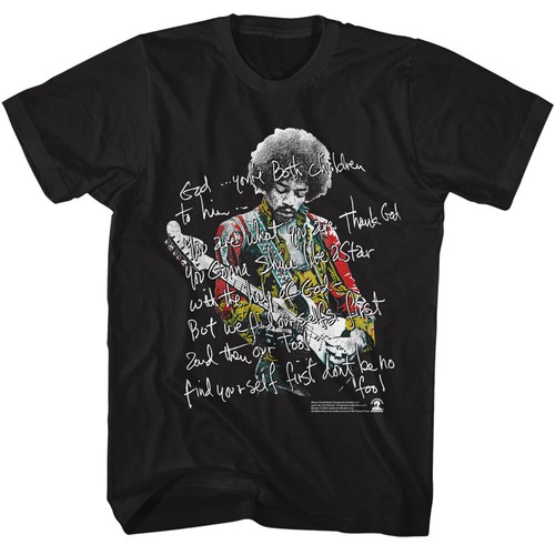 Jimi Hendrix Shine Like A Star Men's T Shirt Rock Band Music Merch - Picture 3 of 3