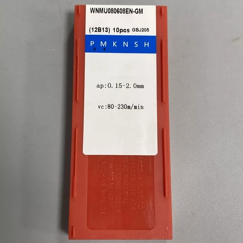 10PCS WNMU080608-GM 90°CNC Carbide Milling insert for Stainless Steel for MFWN90 - Picture 2 of 3