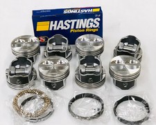 Pistons and  MOLY Rings Combo kit compatible with Chevrolet SBC SB 350 5.7L