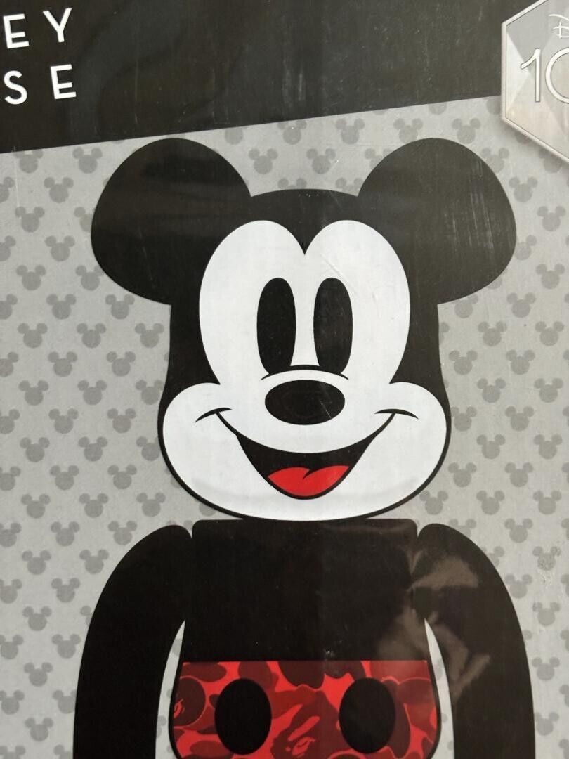 BE@RBRICK BAPE Mickey Mouse Color Ver. 100% & 400% Figure BE@RBRICK BAPE Mickey Mouse Color Ver. 100% & 400% Figure