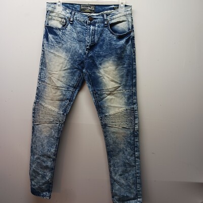 Broken Threads Jeans  stone Washed Men's Size 33x32 Slim Fit Stretch