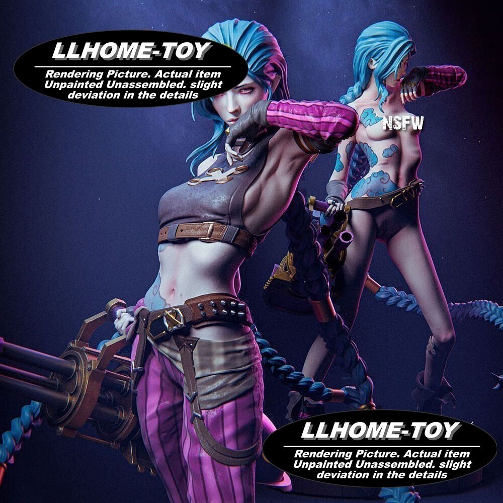 Jinx NSFW Resin 1:6 Scale Model Kit Unpainted 3d Print GK Statue Figure