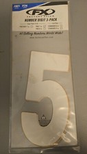 Factory Effex 02-4355 7 Pro Number 5 White Ne...