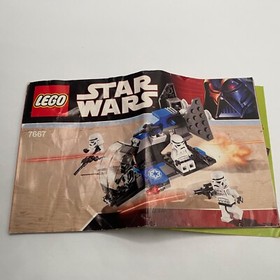 LEGO Star Wars: Imperial Dropship 7667 Near Complete With Instructions PLS READ