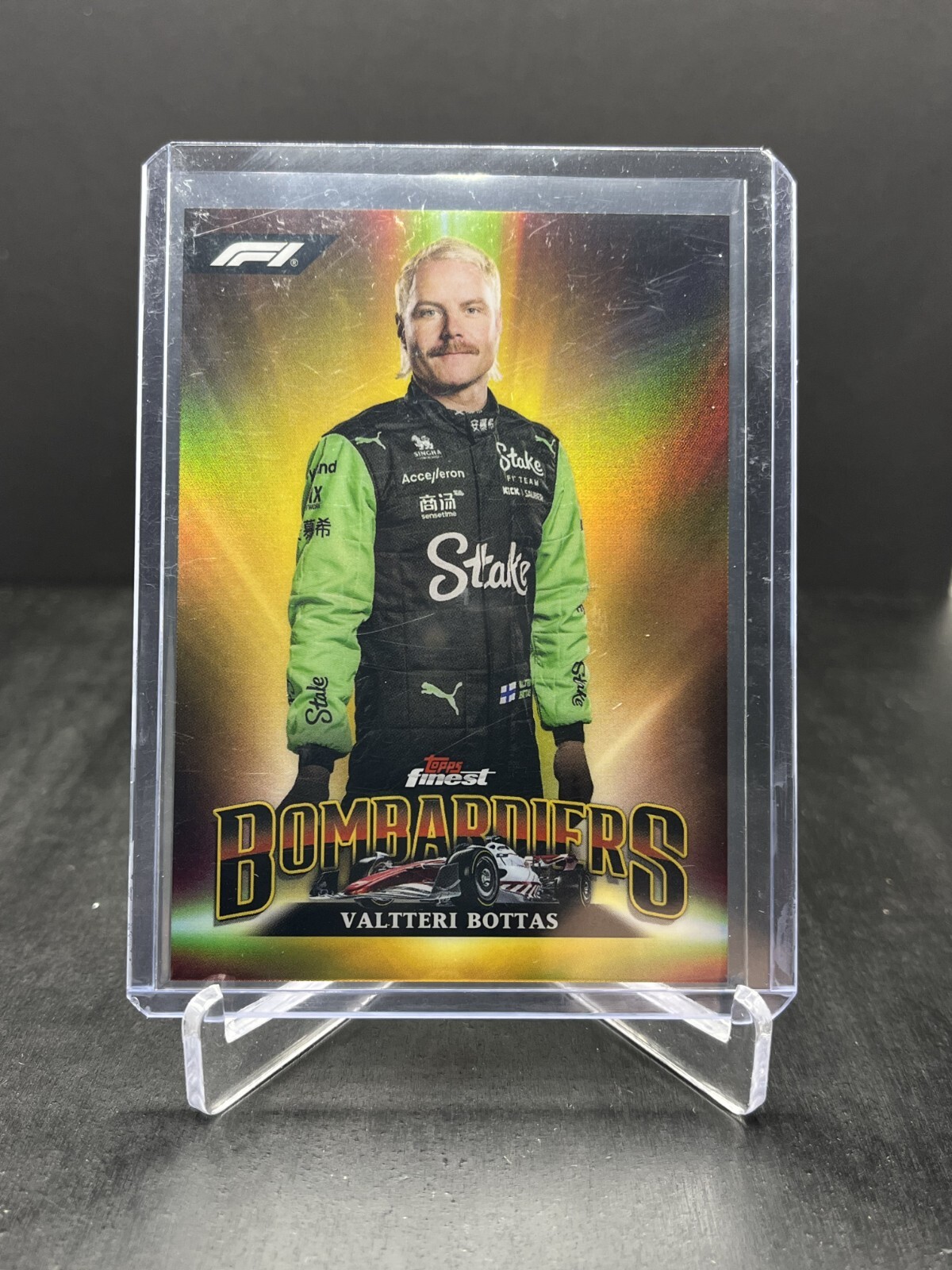 2024 Topps Finest Formula 1 F1 Valtteri Bottas Bombardiers SP #BB-13 Case Hit