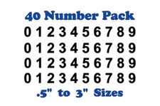 Mailbox Address Locker Numbers Decal Vinyl Sticker Window Door Wall Sign 40
