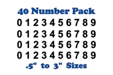 Mailbox Address Locker Numbers Decal Vinyl Sticker Window Door Wall Sign 40