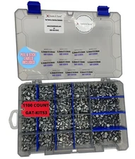 1100 Piece Self Piercing Rivet Kit  5.3mm - 11 sizes -SPR Rivet Kit