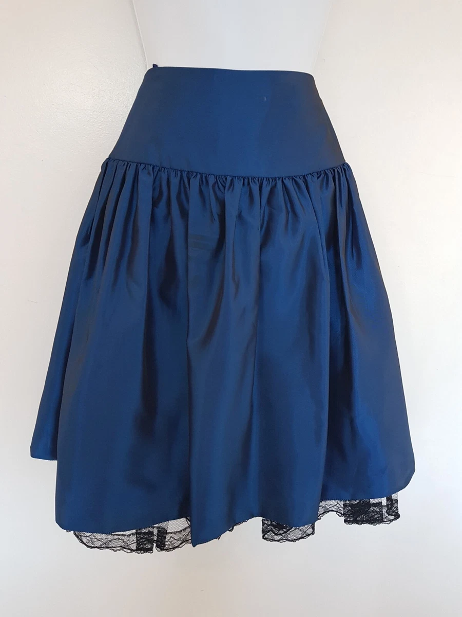 80s satin skirt cheap