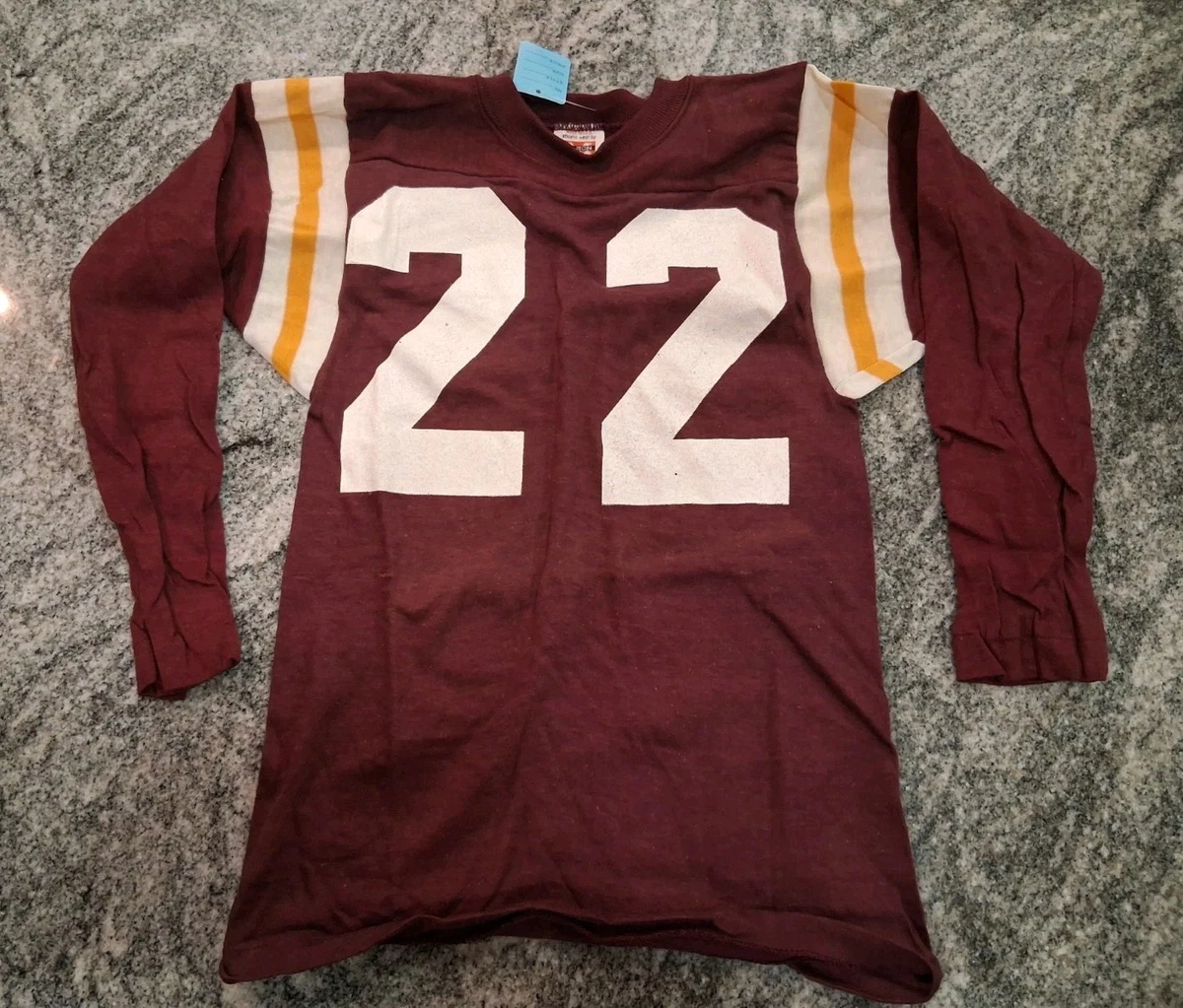 Vintage 1960s-1970s Football Jersey Made In USA AthleticWear By