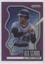 2022 Panini Prizm Old School Purple Prizm Rod Carew #OS-9 HOF s1i