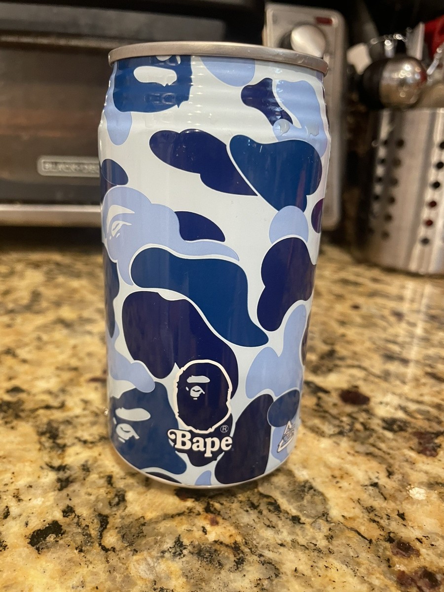 1x FULL Pepsi Bathing Ape Bape blue camo can Japan | eBay