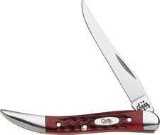 Case XX Pocket Worn Jigged Old Red Bone Small Texas Toothpick Stainless 00792
