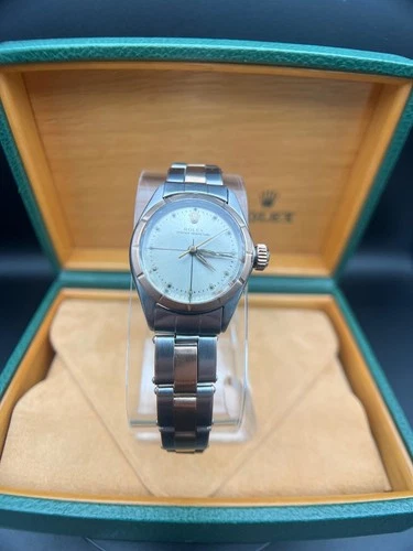 Vintage 26mm Rolex Zephyr Ladies Ref. 6621 – Rare Rose Gold Two-Tone Automatic