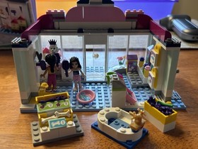 LEGO Friends 41007 Heartlake Pet Salon 💯% Complete w/Manual EUC No Box or PU IL