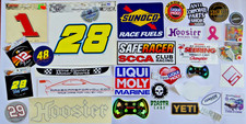 Large Lot of Automobile Stickers For Tool box-Garage-Car-Locker IMSA Nascar