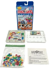 Vintage Travel MONOPOLY Junior Board Game Parker Brothers 99.9% Complete 1991!