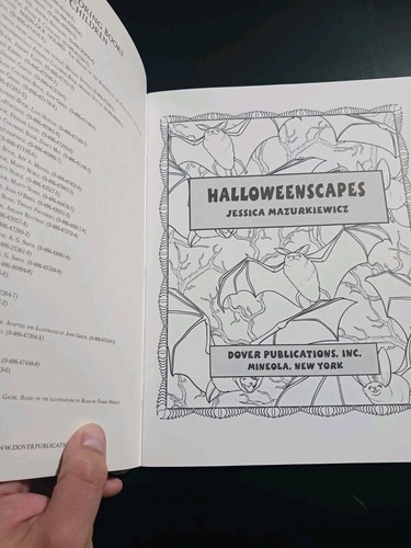 ⭐️HalloweenScapes by Jessica Mazurkiewicz (2011, Trade Paperback) NEW. - Picture 3 of 4