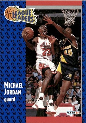 1991-92 Fleer Michael Jordan Chicago Bulls #220 LIKE MIKE