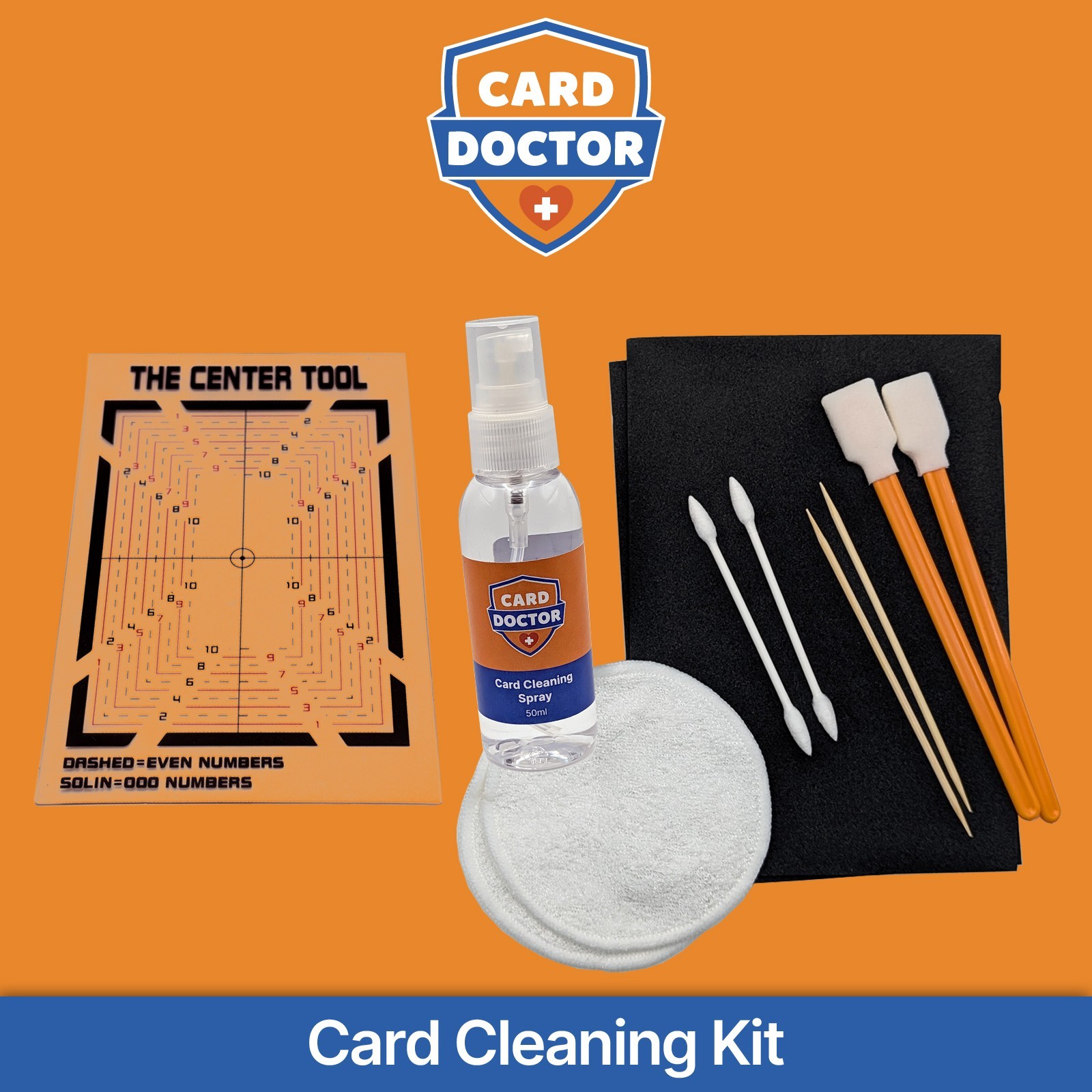 Card Doctor - Card Cleaning Kit for Pokemon Sports & all TCG | PSA BGS ACE