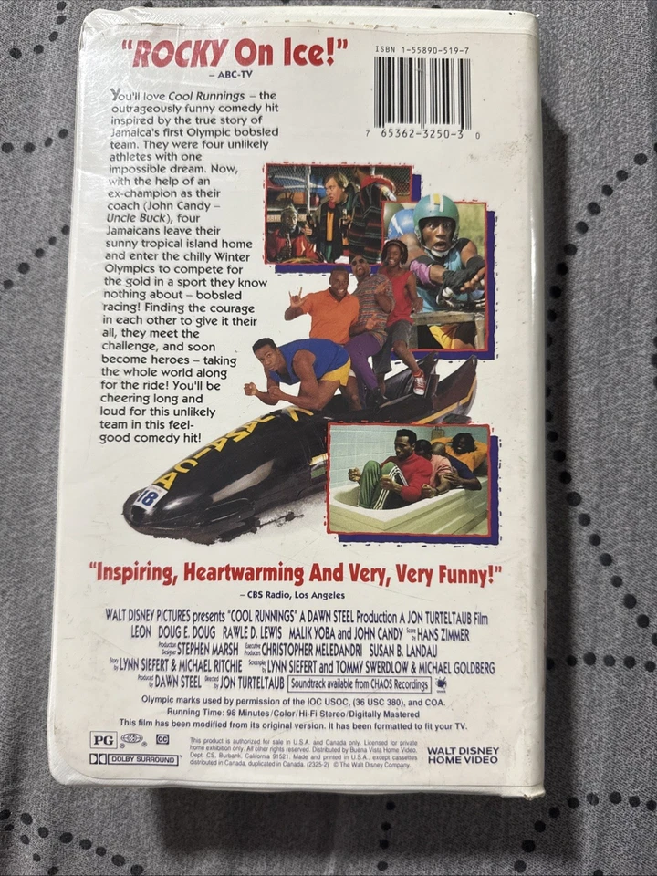 Cool Runnings (VHS) Walt Disney - Image 2 of 3