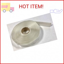 White Butyl Tape 1/8 inch x 1 inch x 30 feet for RV/Mobile Home Single Roll 1