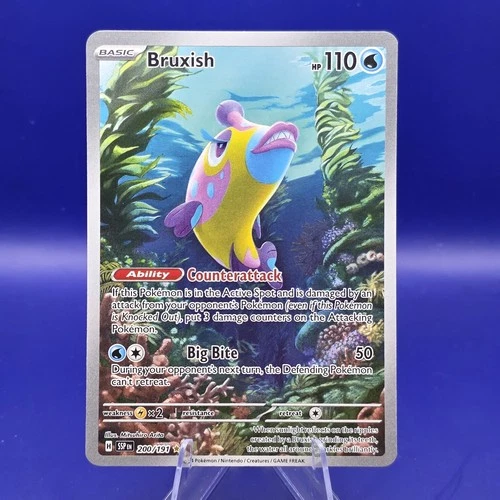 Bruxish 200/191 Illustration Rare Holo Surging Sparks Pokemon NM