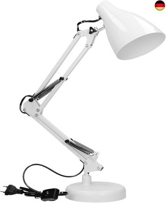DIAN Schreibtischlampe E27 Stahlbefestigung Kabellänge 110 cm (Glühbirne nicht e