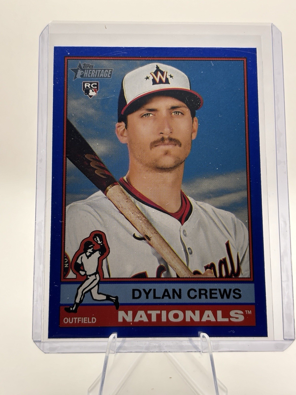 2025 Topps Heritage - Dylan Crews #247 Dark Blue Border (RC)