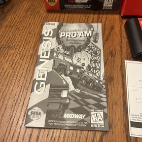 Championship Pro-Am (Sega Genesis) Cardboard CIB COMPLETE & TESTED