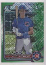 2022 Bowman Chrome Mega Box Green Mojo Refractor 43/99 Alexis Hernandez 0x4h