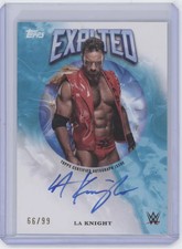 2025 Topps Exalted WWE LA Knight #EXA-LAK /99 Exalted Autographs
