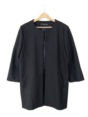 HALLHUBER Übergangsmantel Damen Mantel Gr. DE 42 schwarz Casual-Look