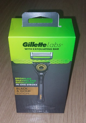 GILLETTE LABS WITH EXFOLIATING BAR - BLACK & GOLD EDITION