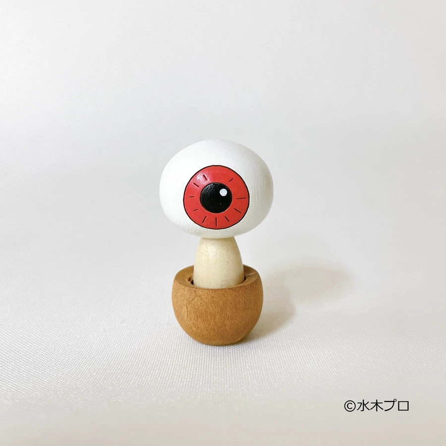 Medama-Oyaji GeGeGe no Kitaro Japanese Handmade Kokeshi Doll - Usaburo no Mago