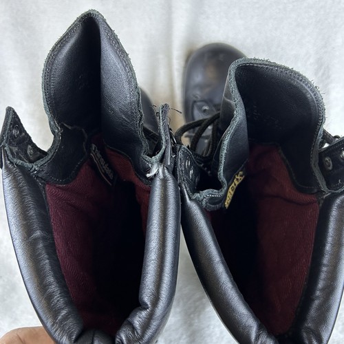 Matterhorn Men Leather GoreTex Combat Boots Men 10.5 Vibram Thinsulate Black - Picture 9 of 16