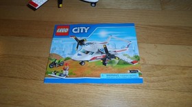 LEGO 60116 City Ambulance Plane With Manual and Box Incomplete
