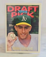 1995 Topps: Ben Grieve #212 - 1994 Draft Pick - Oakland Athletics - NM Condition