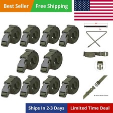 78" x 1" Strap Buckle Packing Straps Adjustable 1-Inch Belt